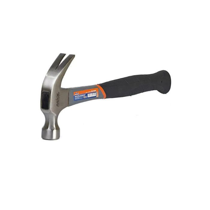 Молоток з лапою з прогумованою ручкою 450гр