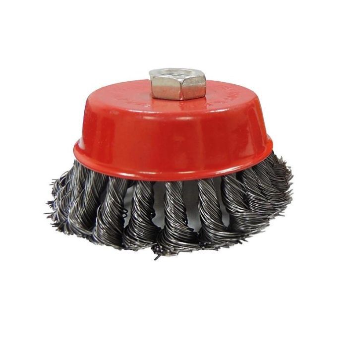 Щітка металева 85мм*М14 для КШМ, чашка жорстка "BlackStar"