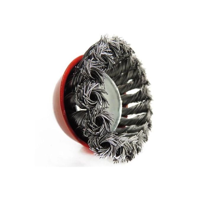 Щітка металева 85мм*М14 для КШМ, чашка жорстка "BlackStar"