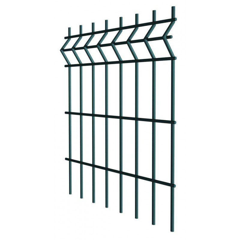 Сітка секційна 3D 1500х2500х3 ф.4х4 50х200 ОЦ+RAL 7016 (Сірий)