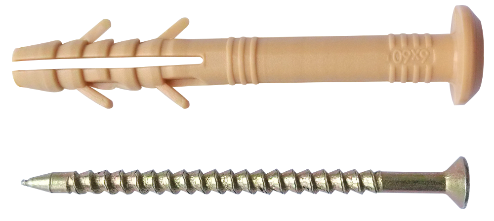 СМ-bе Дюбель 6х40 ПП бурт скор. монтаж