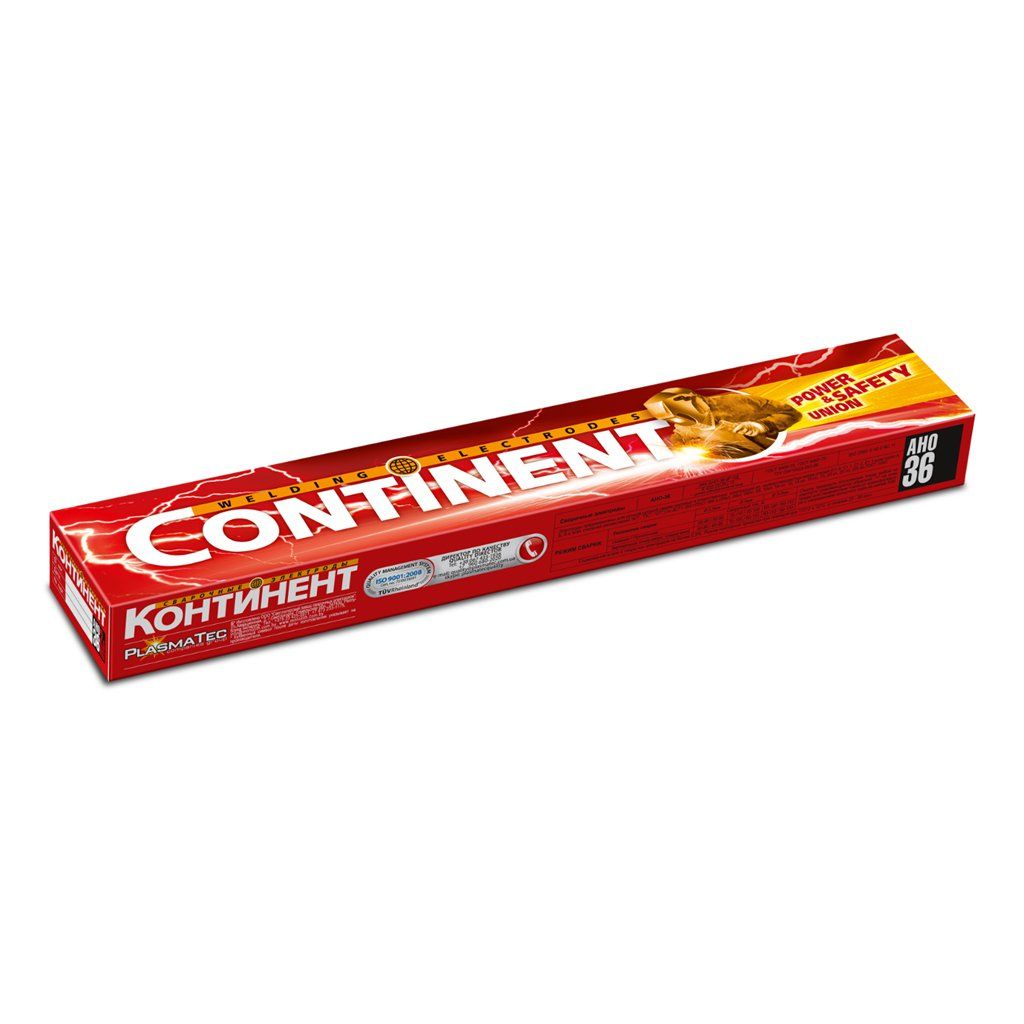 Электроды АНО-36 TM CONTINENT для 3 мм: уп 2.5 кг