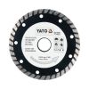 Диск алмазный отрезной YATO TURBO 125x2,6x22,2 камень, бетон YT-6023