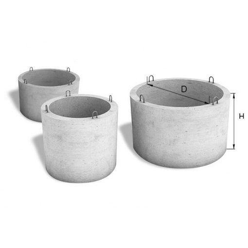 Кільце з/б D 60; H 70; B 7.5  (КС 06-07)