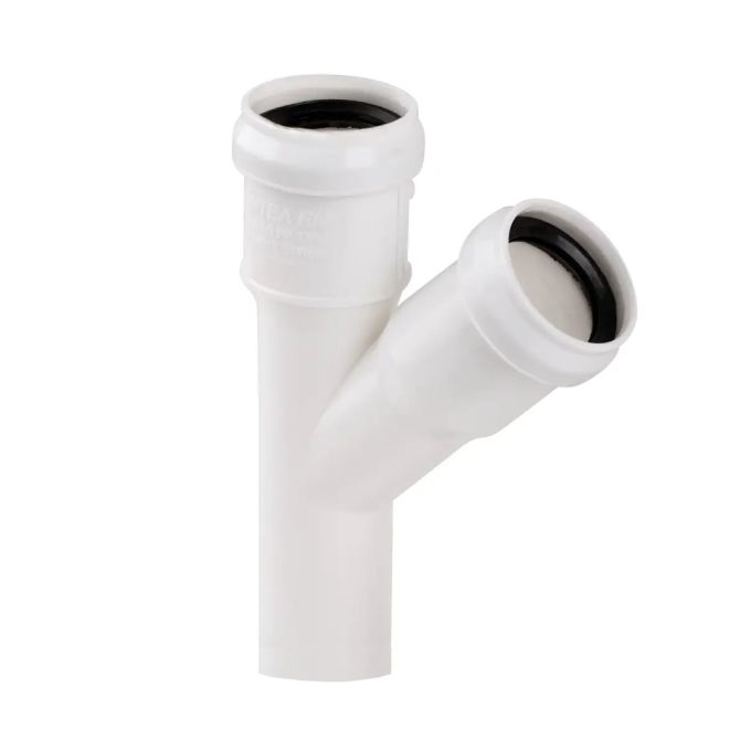 Трійник з поліпроп. (45)  32х32х32 білий д/каналіз. труб TA Sewage