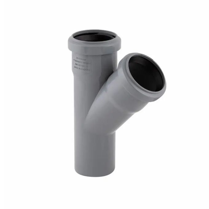 Трійник з поліпроп. (45)  50х50х50 (2 гумки) д/каналіз. труб TA Sewage