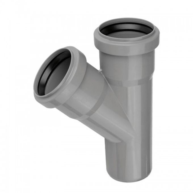 Трійник KG з полівінілхл. (45) 110х110х110 д/каналіз. труб (220300) Оstendorf