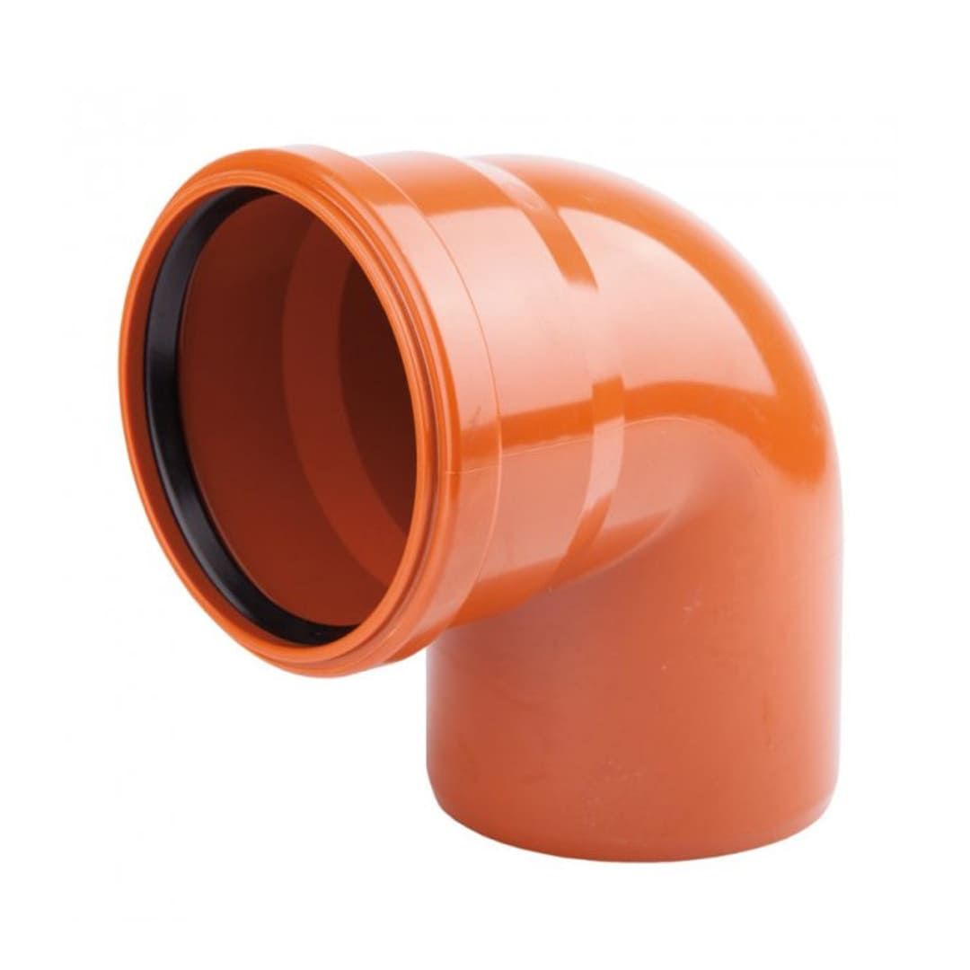 Коліно KG з полівінілхл. (87) 110х110 д/каналіз. труб (220240) Оstendorf