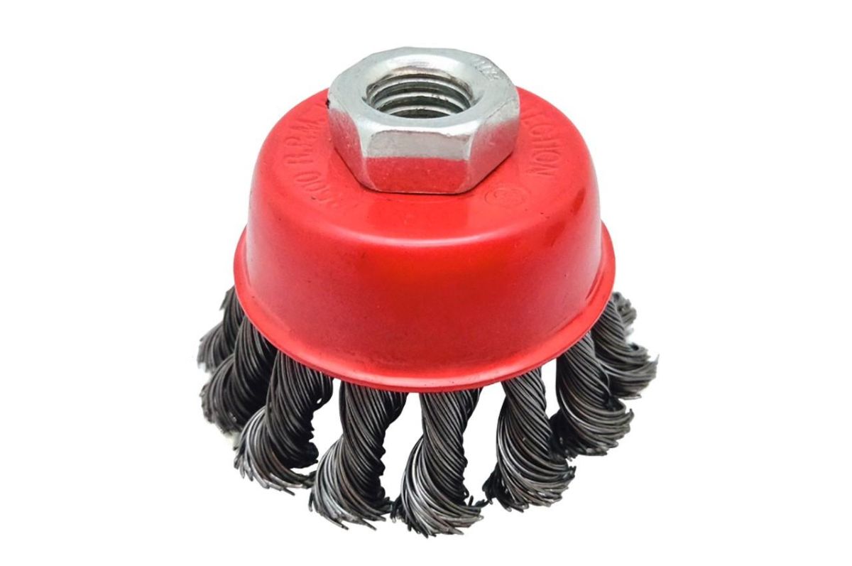 Щітка чашкова (пучки крученого дроту) 75 мм, М14