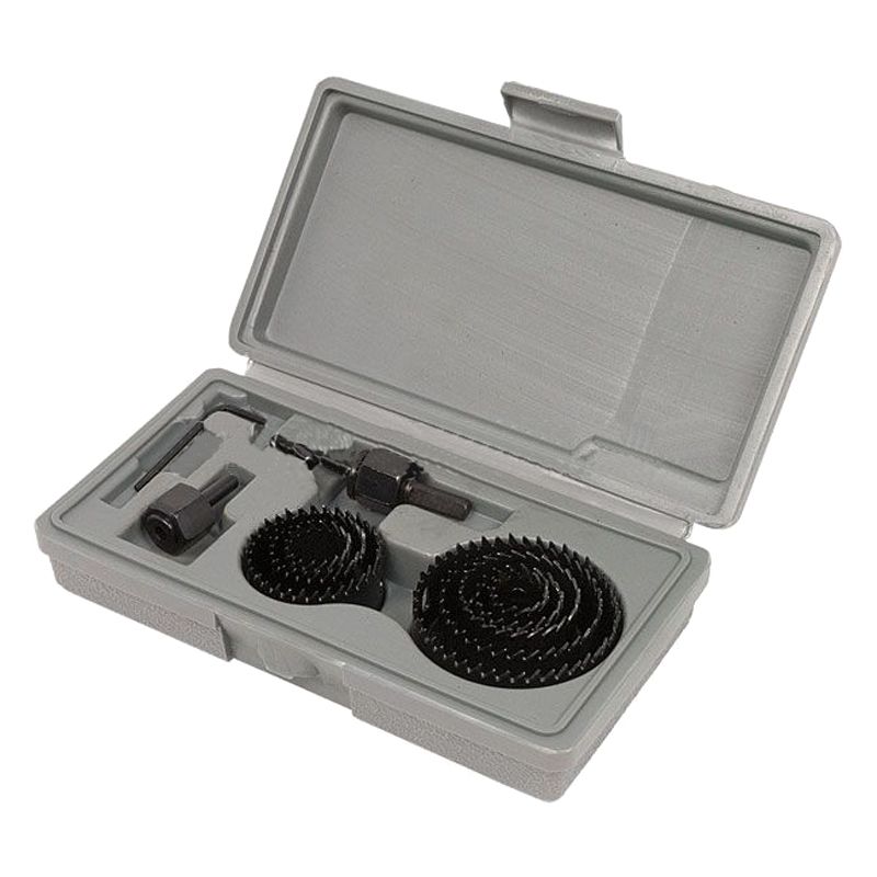 Набір фрез корончатих по деревині, 16шт (19-127мм)