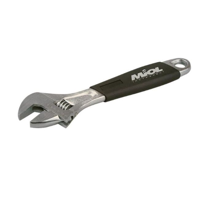 Ключ розвідний з ергономічною ручкою Miol 200 мм (54-022)