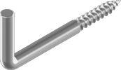 Шуруп гак 6,0х65/70 цб MV