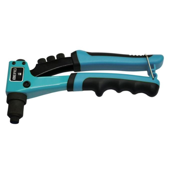 Заклепник металевий зі змінними головками, посилений, Berg