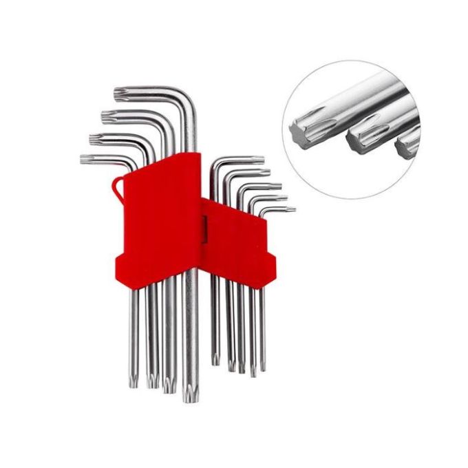 Набір ключів TECHNICS TORX Т10-Т50 (49-140)