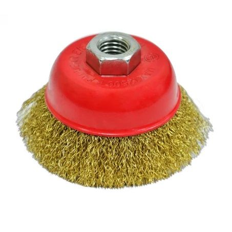 Щітка-крацовка "Чашка" латунна 75  мм