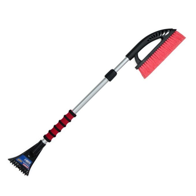 Щітка - скребок для снігу і льоду Technics з резиновою насадкою, 170х530 мм