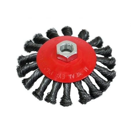 Щітка-крацовка кругова закручена 100 мм