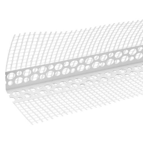 Пластиковий кутник перфор. з сіткою 3,0м (7х7см; 160г/м2)