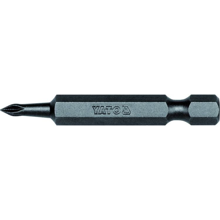 Насадка викруткова YATO : "Philips" PH 2, квадрат 1/4", L= 50 мм