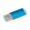 Металева USB флешка 16 ГБ синя — швидкий USB 2.0 накопичувач для фото та файлів