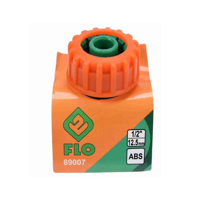 Муфта сполучна 2-х водяних шлангів 1/2" FLO пластикова