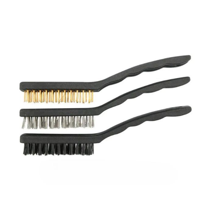 Щітки дротяні міні VOREL, Набір 3шт, l=230мм