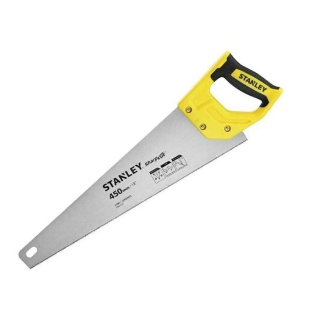 Ножівка по дереву STANLEY "SHARPCUT": L=450 мм, 11 зубів/1"