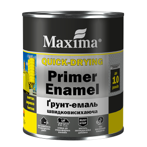 Грунт-емаль швидковисихаюча, графіт , ТМ «Maxima» - 2,5 кг