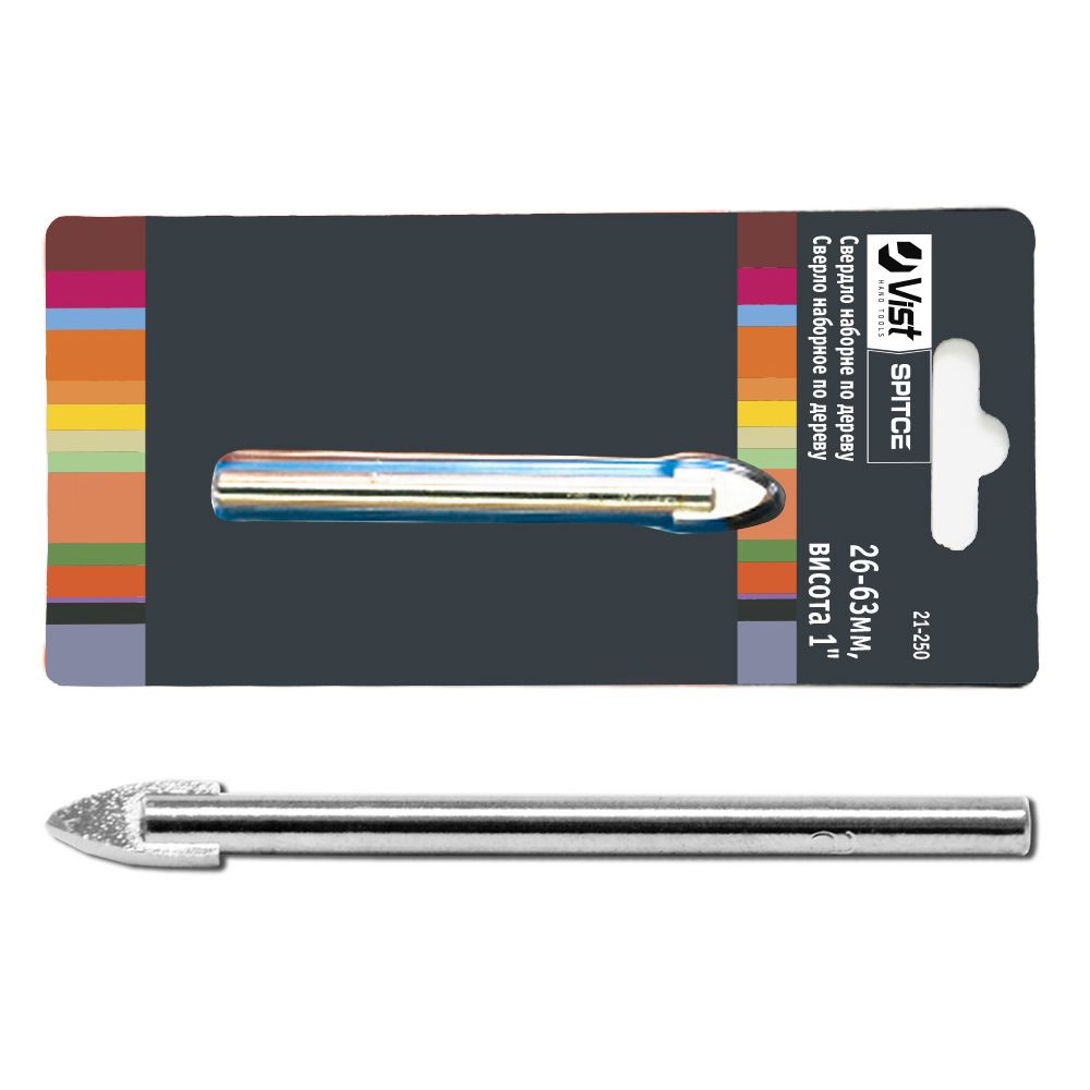 Свердло по склу і плитці, 10 мм