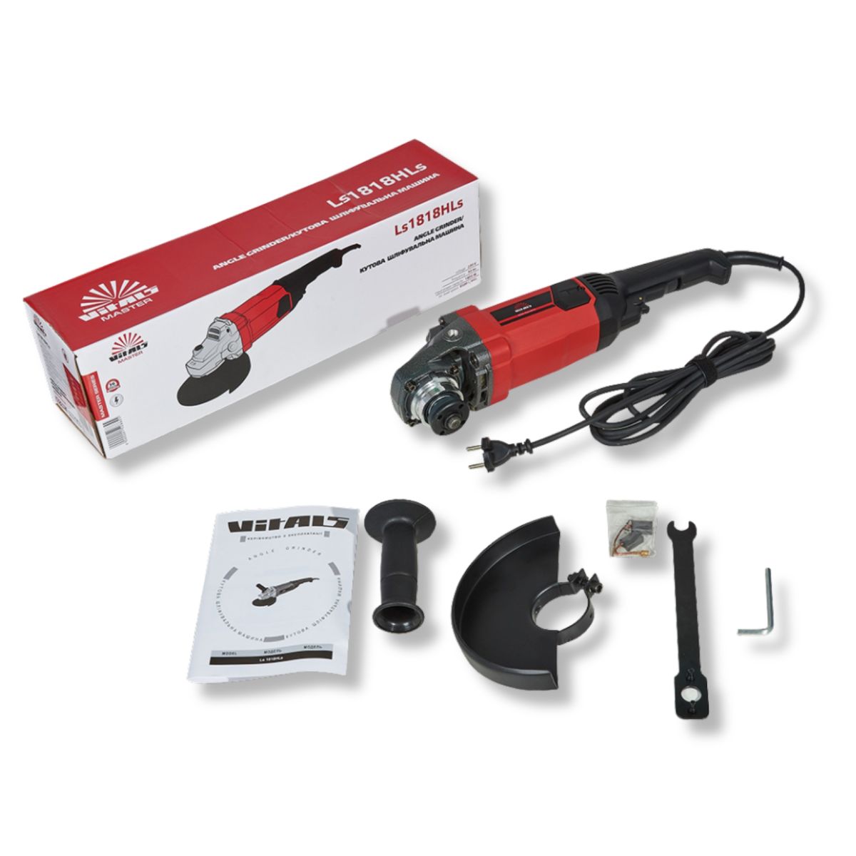 Болгарка (угловая шлифовальная) VITALS Ls 1818HLs