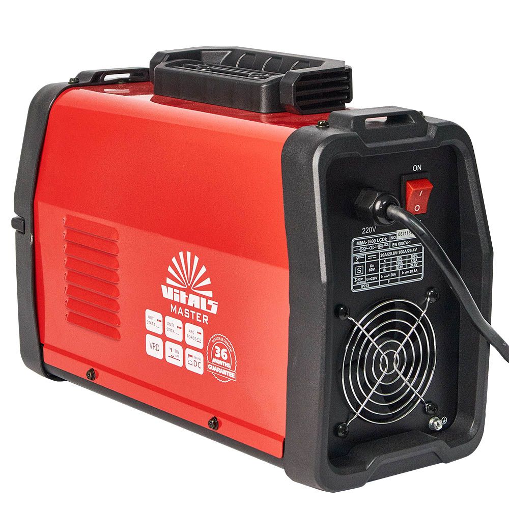 Зварювальний інвертор VITALS Master MMA-1600 LCDk (156947)