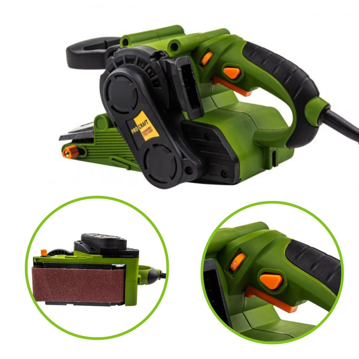 Стрічкова шліфмашина ProCraft PBS-1400