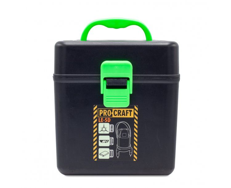 Лазерный уровень Procraft LE-5D зеленый диод