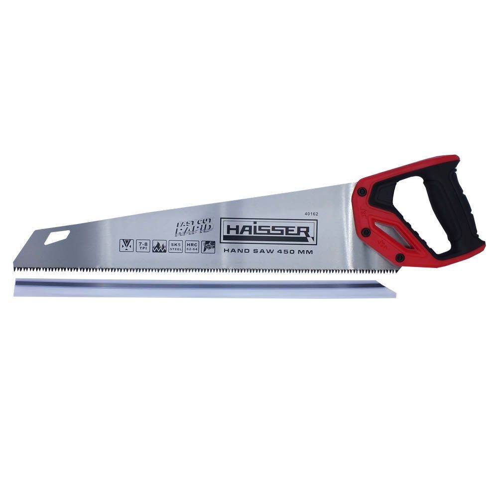 Ножівка по дереву 450 мм, 7-8TPI, 3D, SK5, Rapid HAISSER