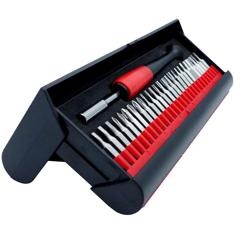 Набор 29 в 1, отвертка и прецезионные биты S2 (SL1.5-2-2.5-3;PH00-0-1-2;PZ0-1;TX4-5-6-7-8-9-10-15;HE