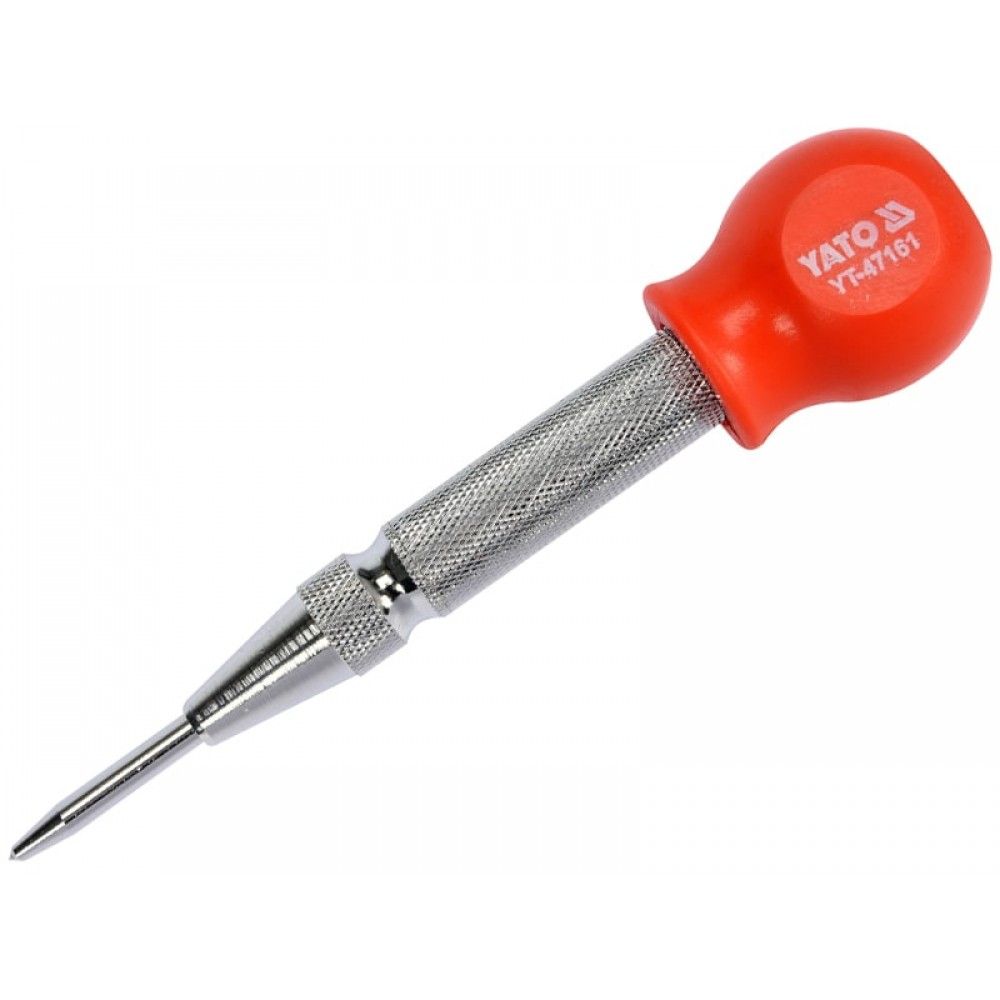 Кернер пружинний автоматичний по металу YATO l=125 мм з регульованим вістрям