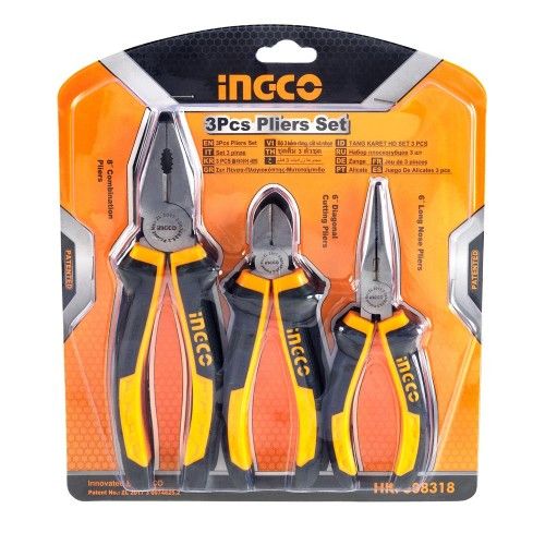 Набор шарнирно-губцевых инструментов Profi 3 предмета INGCO INDUSTRIAL