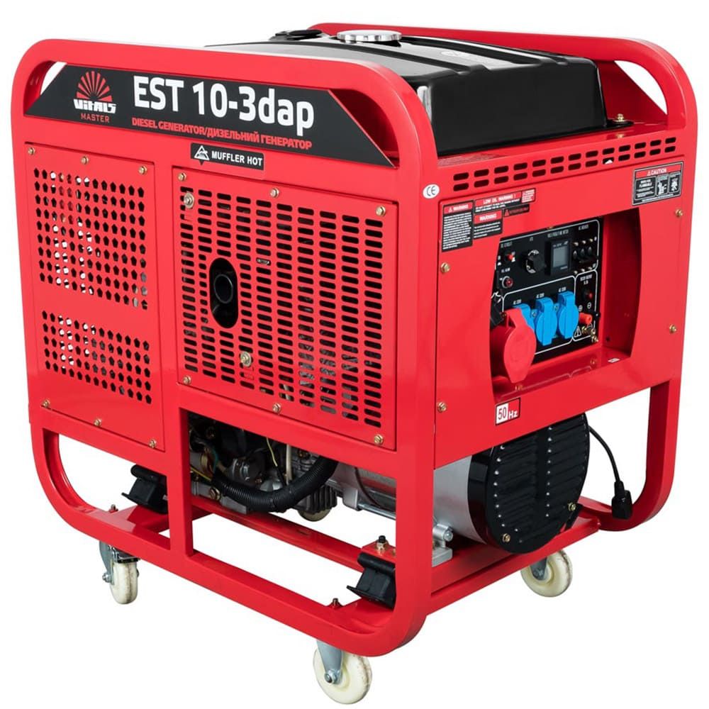 Дизельний генератор Vitals Master EST 10-3dap
