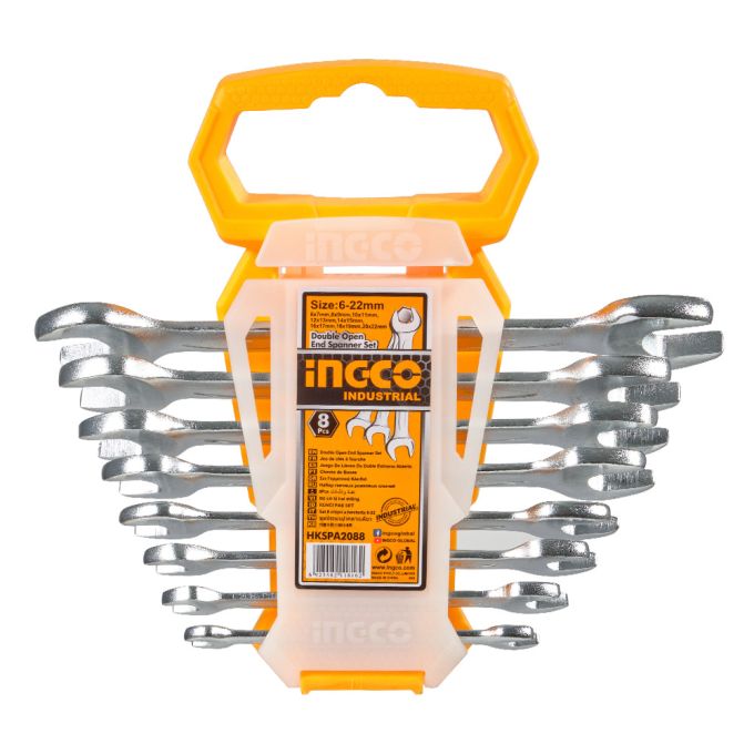 Комплект гаечных ключей комбинированных двухсторонних 6–22 мм INGCO INDUSTRIAL