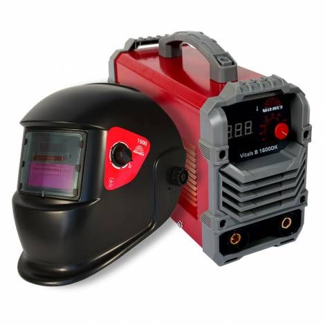 Зварювальний інвертор VITALS Base 1600DK (120322) + Маска Vitals 1500 (1+1)