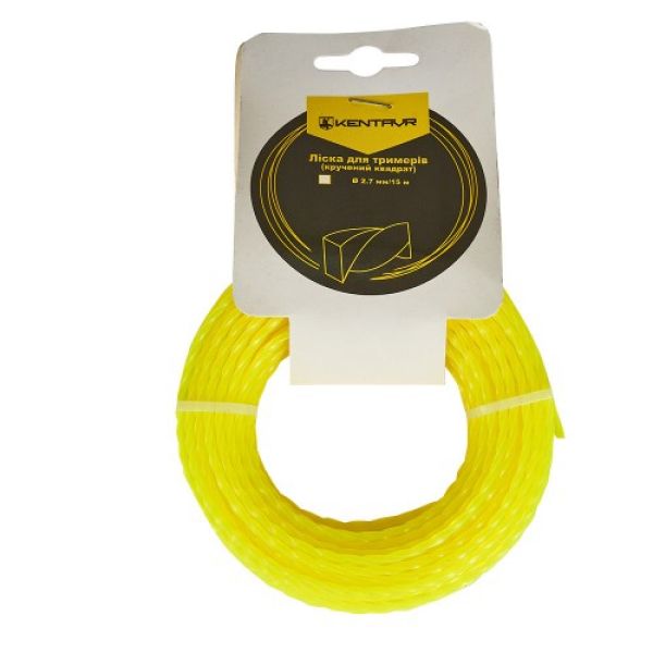 Ліска для тримерів Кентавр (кручений квадрат) 3.0 mm*15m