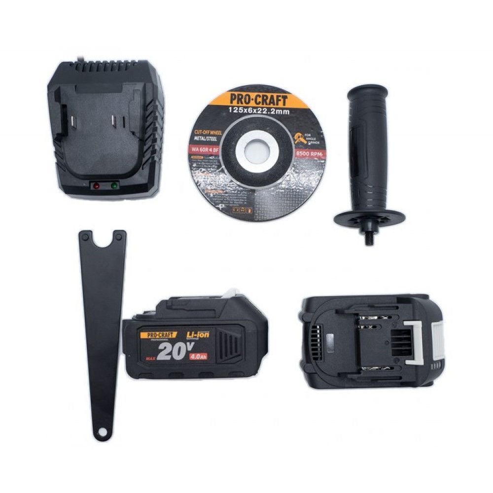 Болгарка (кутова шліфувальна) ProCraft PGA-20