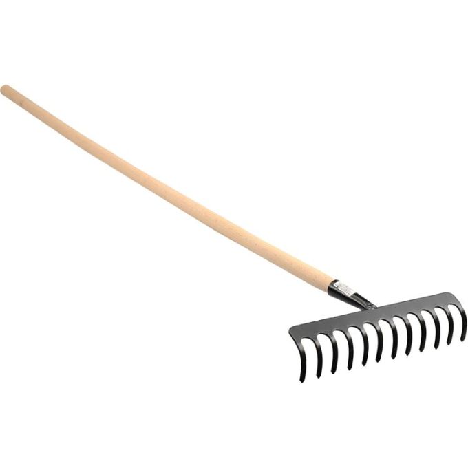 Граблі присадибні з ручкою FLO 16 зубів