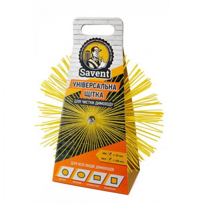 Щітка універсальна пластикова для чищення димоходу «Savent», 400мм