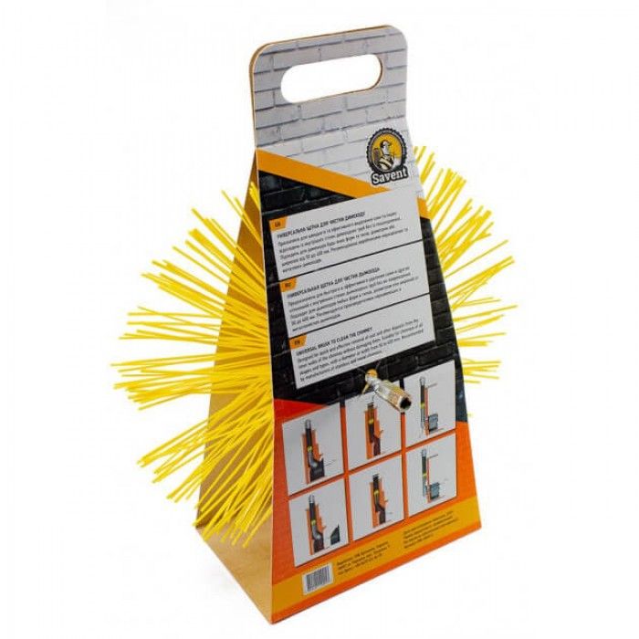 Щітка універсальна пластикова для чищення димоходу «Savent», 400мм