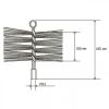 Щітка металева для чищення димоходу «Savent», 120мм