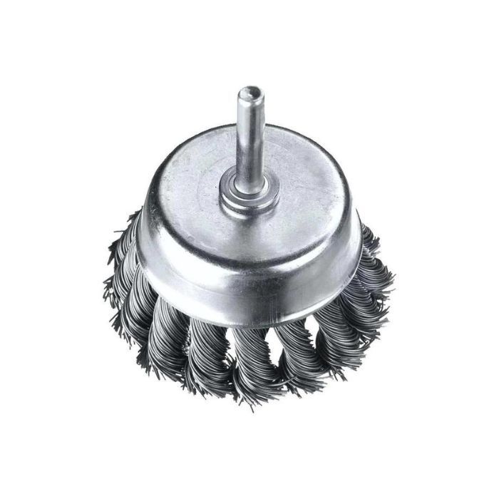 Щітка торцева NovoTools, плет. сталь, д/дрилі 75х6мм