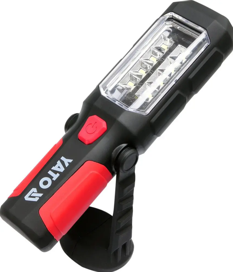 Светодиодный магнитный светильник 2в1 для мастерских YATO YT-08513