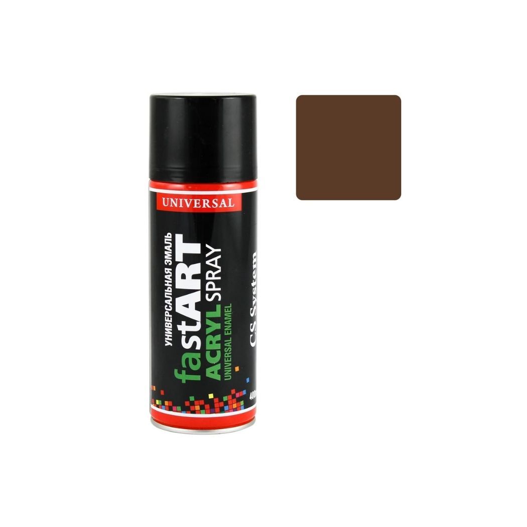 Емаль універсальна CS System 8011 400 мл Коричнева