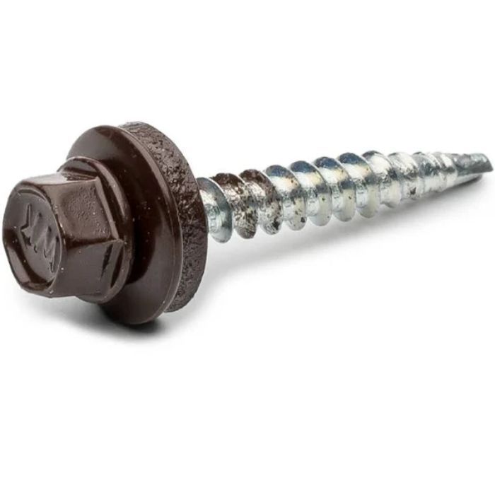 TEX-HF Винт 4,8х50 цб RAL 8017 д/дер шоколад